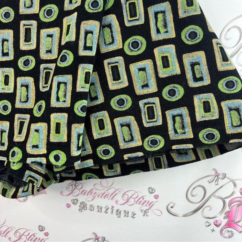 Clientele skort shorts skirt vintage groovy pattern Geometric Patterned Shorts - Picture 9 of 16